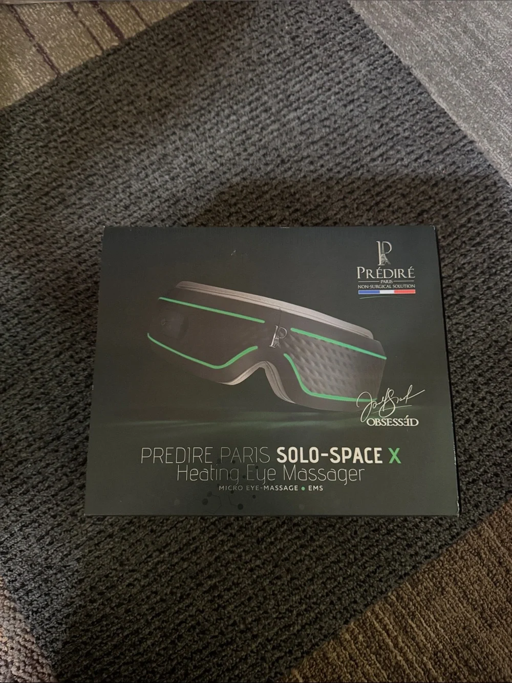 Solo-Spa X Heating Eye Massager - Black/Green